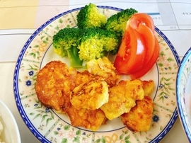 鶏ささみのピカタ