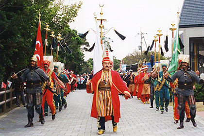 トルコ軍楽隊の演奏
