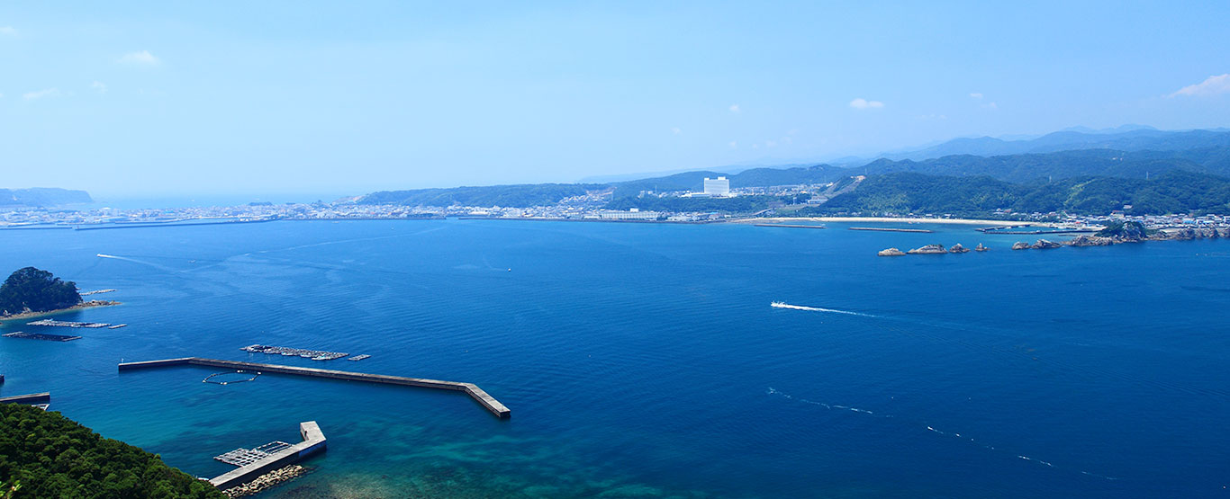 大島・金山展望台から見た串本