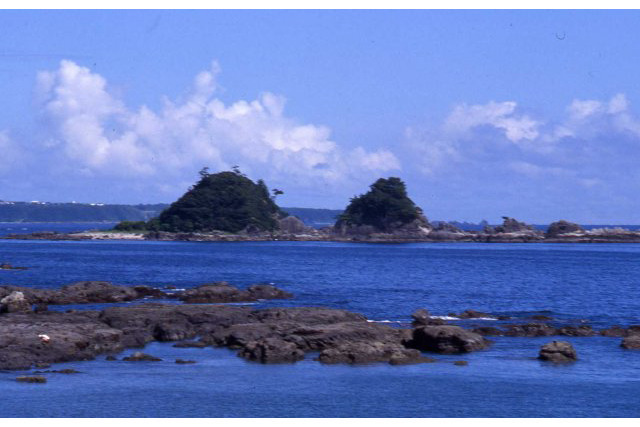 晴天の双島